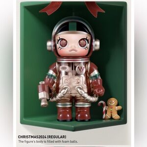 Mega Space Molly Christmas 2024 100% Series 4 AUTHENTIC Pop Mart SpaceMolly NIB!